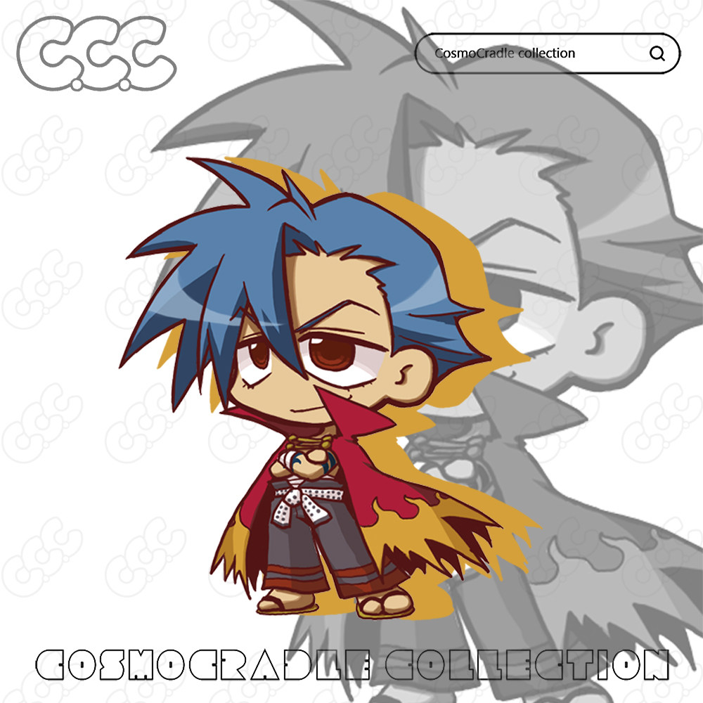 天元突破红莲螺岩 卡米纳 UV转印防水贴纸