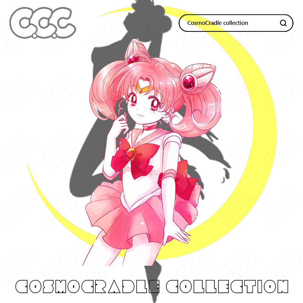 美少女战士 小小兔 UV转印防水贴纸