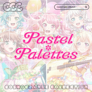 Bang Dream！Pastel Palettes乐队LOGO UV转印防水贴纸