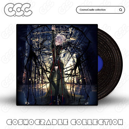 EGOIST专辑封面系列贴纸 黑胶唱片 光盘CD UV转印防水贴纸