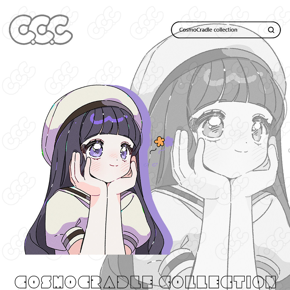 魔卡少女樱 大道寺知世 UV转印防水贴纸