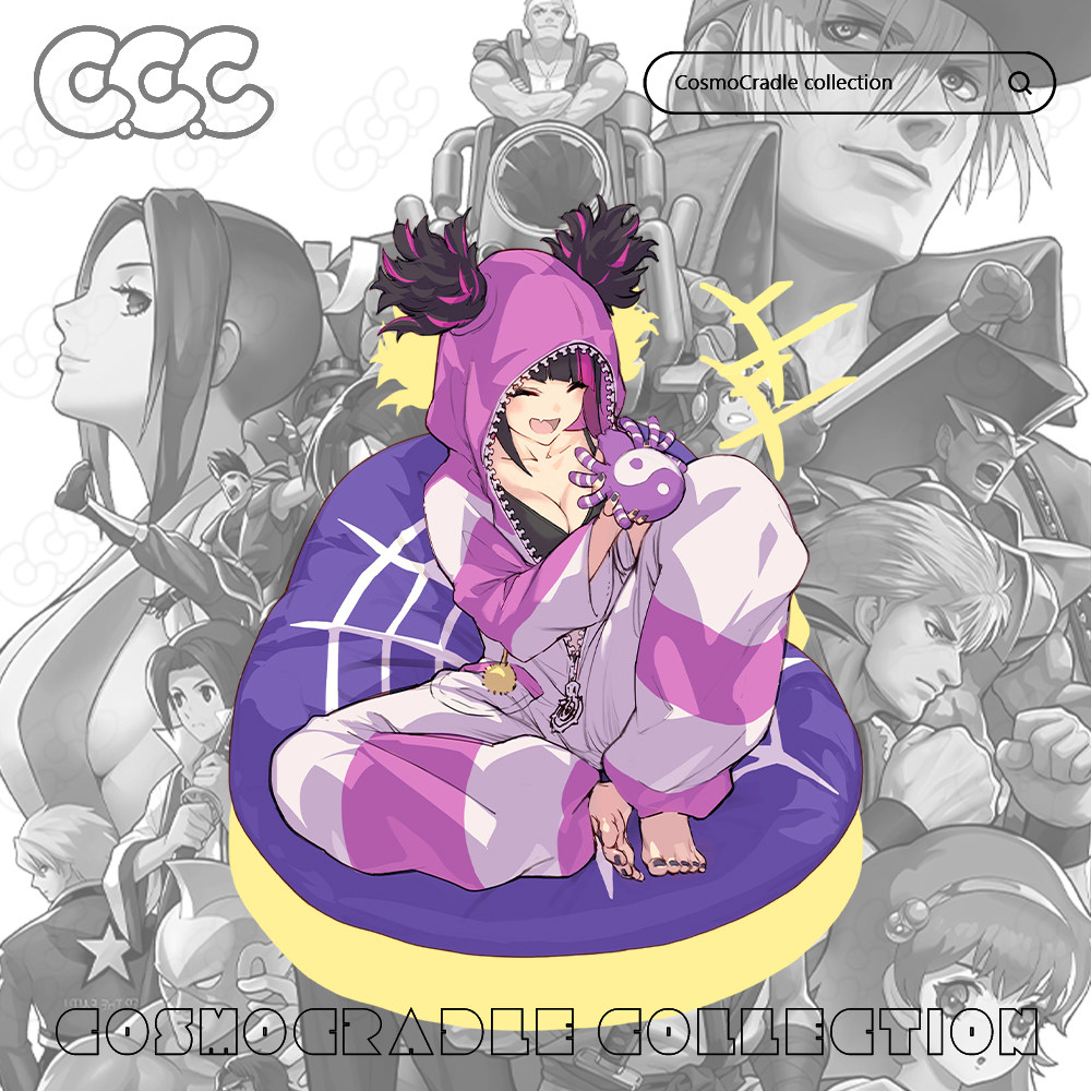 SNK游戏系列 街霸系列 韩蛛俐 UV转印防水贴纸