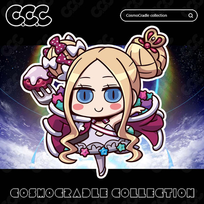 命运冠位指定 FGO Q版贴纸 阿比盖尔圣诞 UV转印防水贴纸