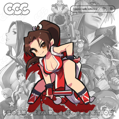 SNK游戏系列 拳皇系列 不知火舞 UV转印防水贴纸