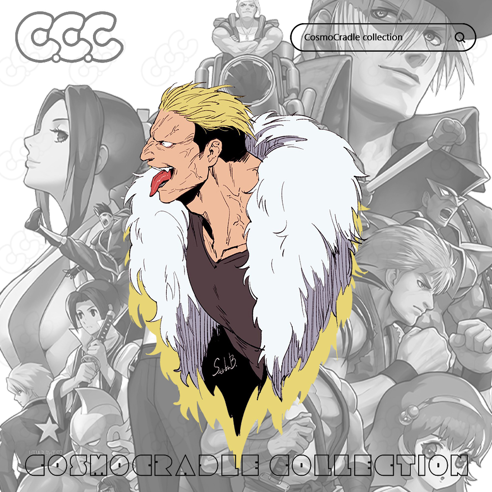 SNK游戏系列 拳皇系列 山崎龙二 UV转印防水贴纸