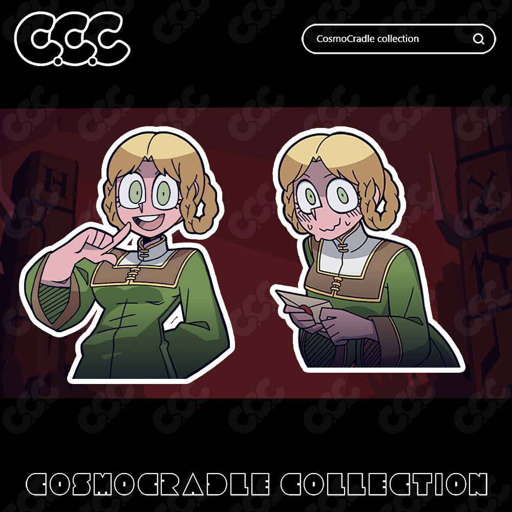 Helltaker风格系列 动漫卡通贴纸 UV转印防水贴纸