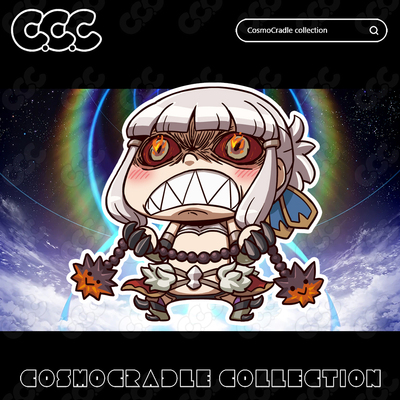 命运冠位指定 FGO Q版 黄金国的Berserker UV转印防水贴纸