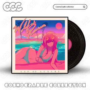 UV转印防水贴纸 光盘CD ACG专辑封面系列贴纸 黑胶唱片