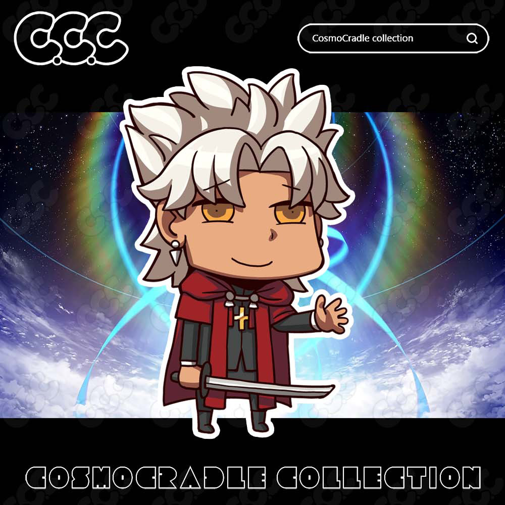 命运冠位指定 FGO Q版贴纸 天草四郎 UV转印防水贴纸