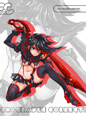 斩服少女 缠流子  UV转印防水贴纸