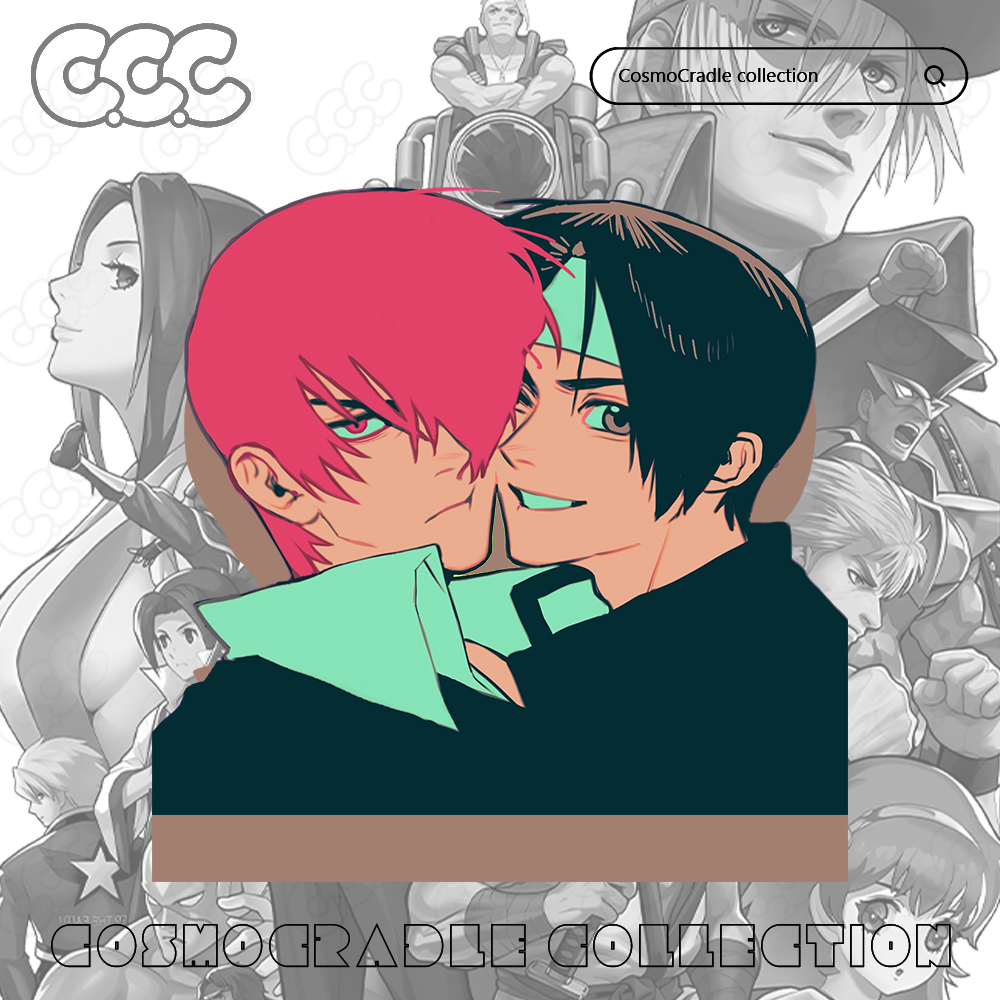 SNK游戏系列 拳皇系列 草薙京 八神庵 UV转印防水贴纸