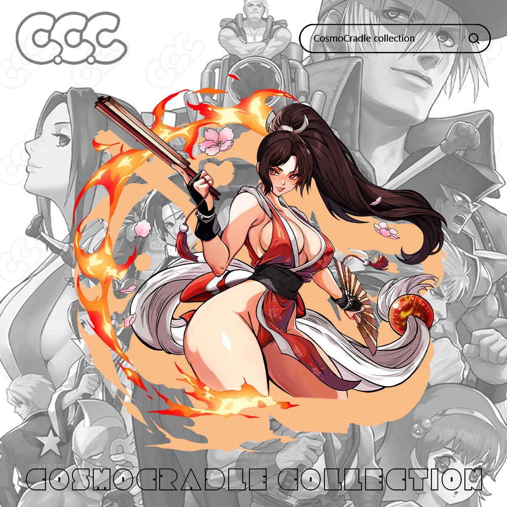 SNK游戏系列 拳皇系列 不知火舞 UV转印防水贴纸