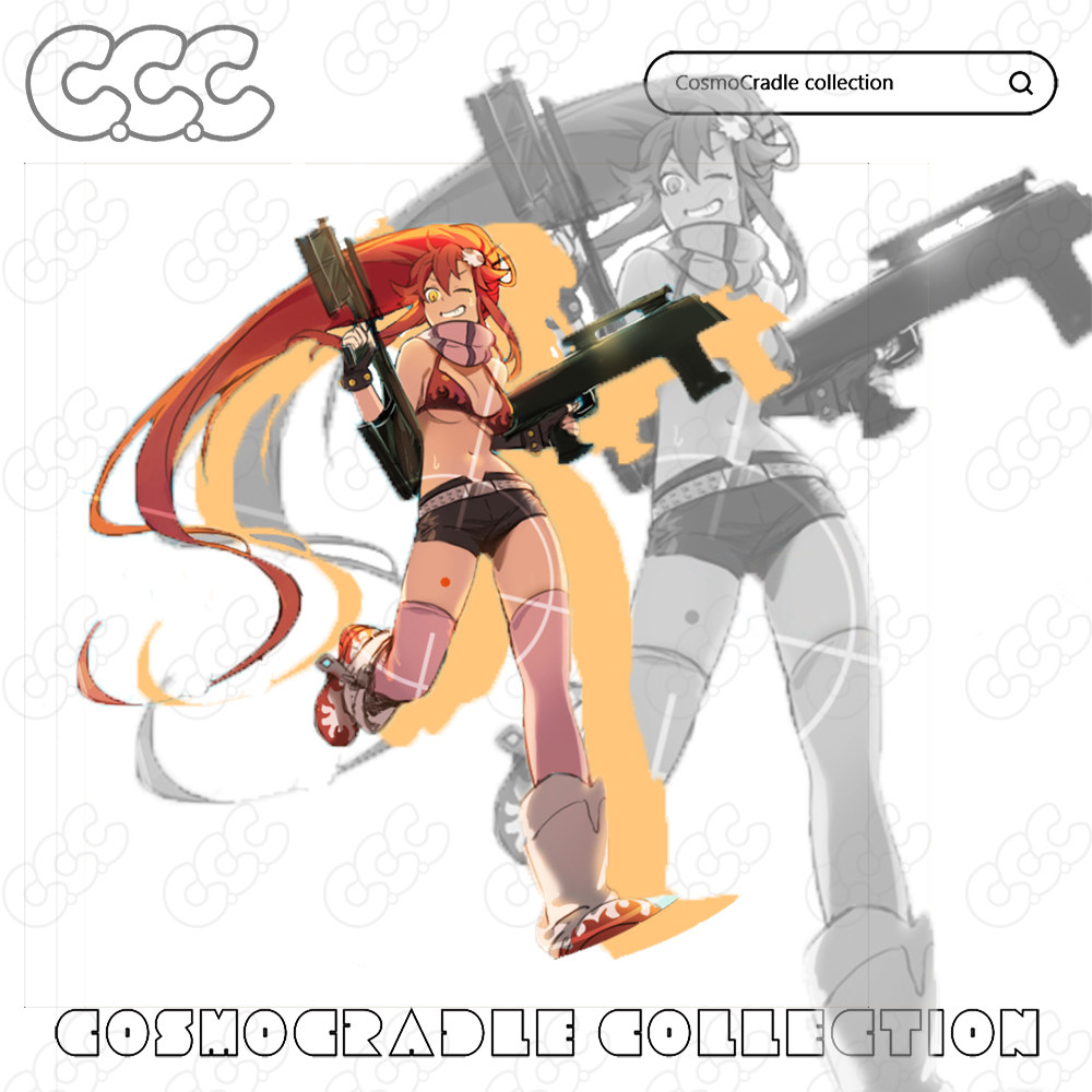 天元突破红莲螺岩 优子 UV转印防水贴纸