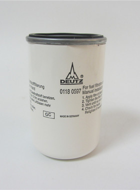原厂道依茨柴油滤芯 01180597 柴油发电机组燃油滤芯柴滤01181917