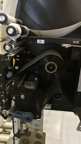 抗化学品条码碳带法国阿莫非标分切UL热转印色带、sunteck110*300