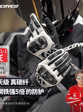 赛羽手套摩托车骑行手套男秋冬防水保暖防摔摩旅机车装备MC122WP