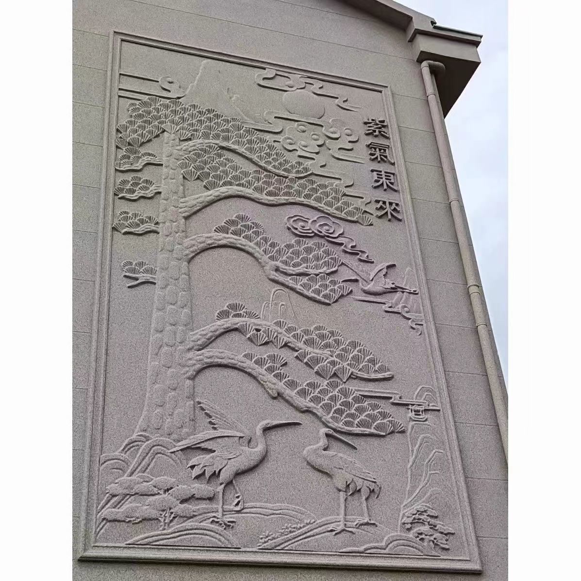 欧式EPS外墙装饰浮雕壁画立体泡沫浮雕高密度 别墅浮雕花雕刻成品图片