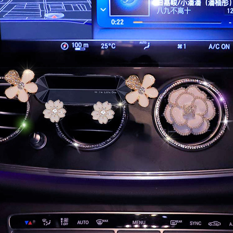 车载手机架女神款可爱专用出风口汽车手机车支架导航2024新款网红