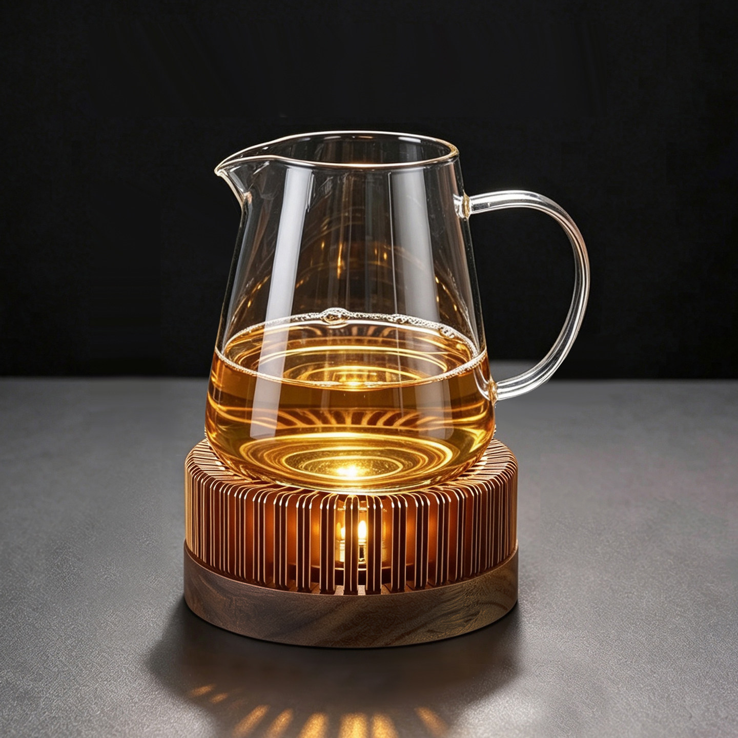 茶本堂保温器加厚玻璃耐热公道杯