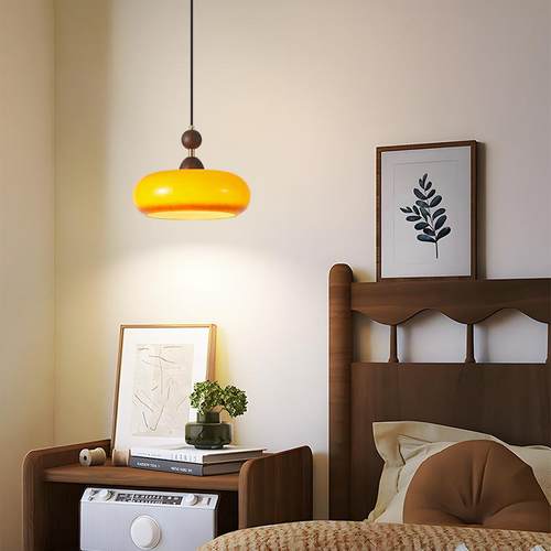 法式中古风卧室餐厅主卧吊灯餐厅客厅吧台高级感吊线灯艺术餐桌灯