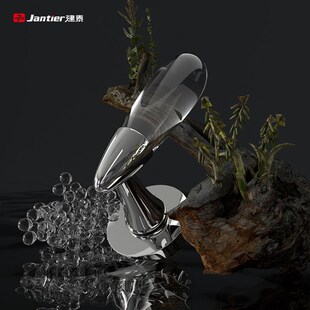 建泰水晶门锁磁吸亮铬静音室内房门木门房间卧室极简实木轻奢分体