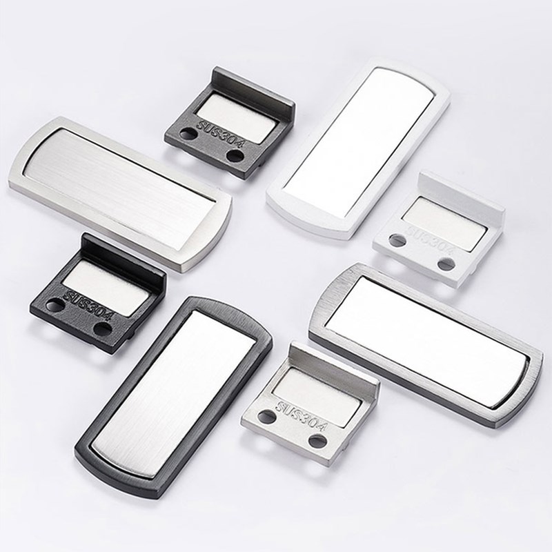 卫生间极窄玻璃门门吸免打孔新款地吸门阻器防撞强磁不锈钢门挡器