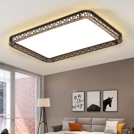 LED吸顶灯圆形客厅灯简约大气超薄北欧卧室餐厅阳台过道灯具