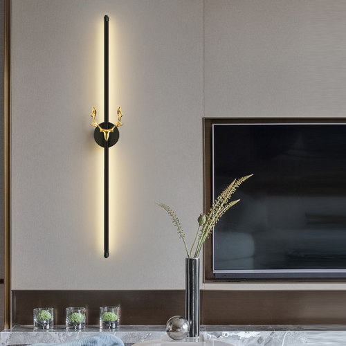 长条壁灯简约客厅电视背景墙灯格栅创意卧室床头灯玄关过道楼梯灯