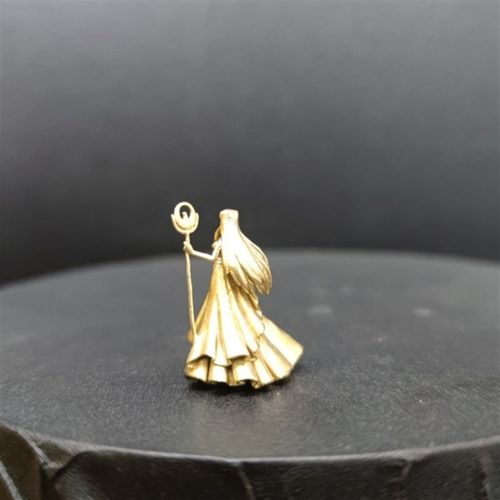 黄铜 圣斗士星矢 雅典娜白模1/64人偶模型摆件手办微缩小人可上色