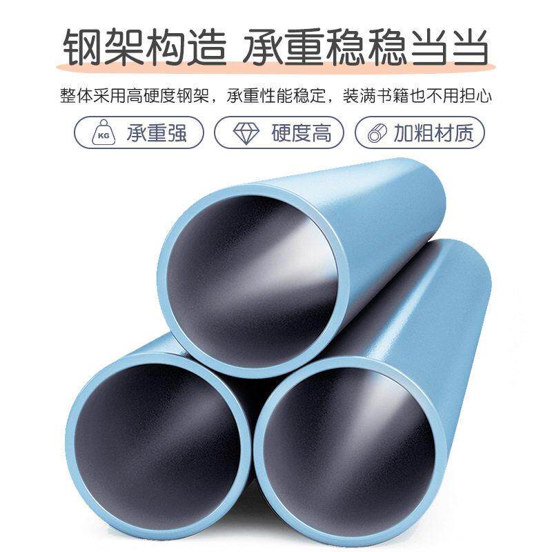 墙面书架绘本收纳架挂墙上铁艺落地小型大容量置物架书柜