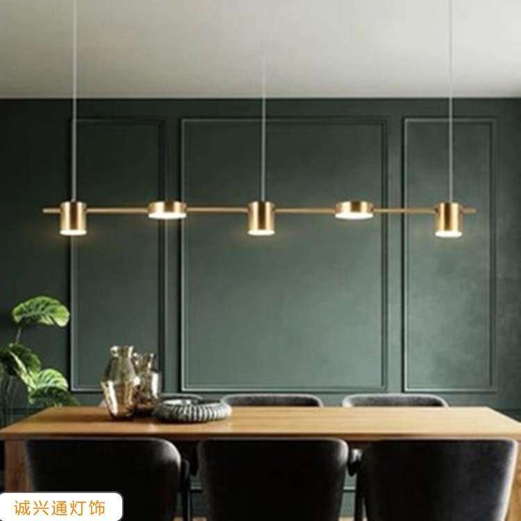 北欧现代简约餐厅灯三头长条极简设计师灯具吧台餐桌饭厅创意吊灯,3C数码配件,USB灯,淘宝优惠券,粉丝福利购,淘宝优惠卷