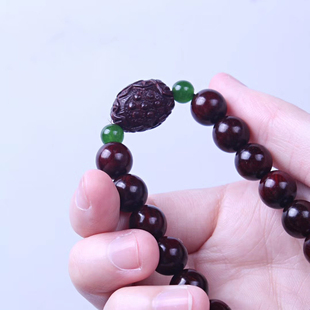 【多福多子】小叶紫檀1.0佛珠文玩手串念珠手链情侣趣味收藏送礼
