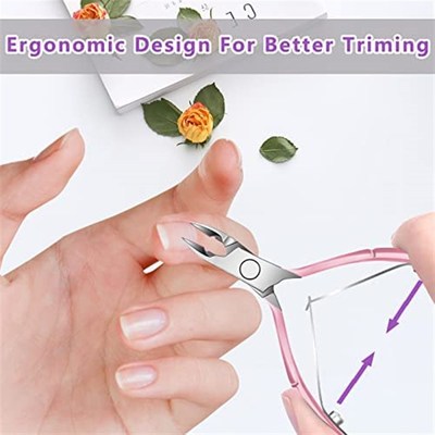 Cuticle Trimmer with Cuticle Pusher and Scissors  Cuticle Re