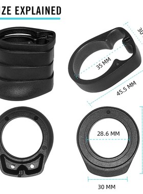 4Pcs Road Bike Stem One Handlebar Spacer Set For 1-1/8(28.6m