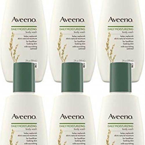 Aveeno Daily Moisturizing Body Wash  Travel Size  2 Fluid Ou