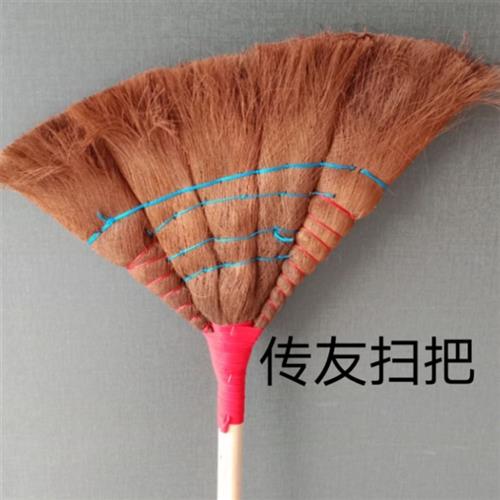 加大号手工棕扫把学校工厂加工车间作坊清洁力度强实拍棕榈大扫把