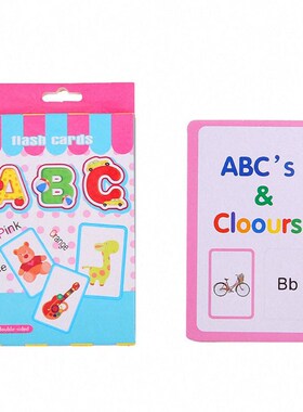 极速1Set Baby Learnng Cards nfant Kds Letter Number Flash Ca
