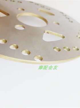极速豪铃爵木VF100E/HJ100T-8CE/VS/HJ125T-22/A滑板车前煞车盘碟