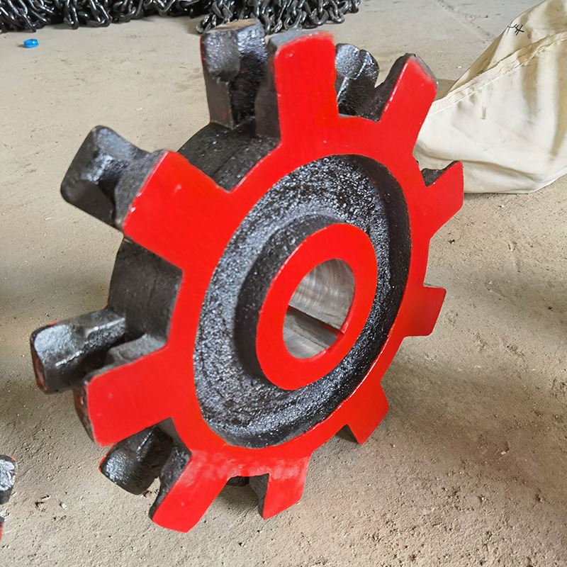 品双节距齿轮传动链轮提升机刮板输送机链轮矿山机械配件钢制链厂