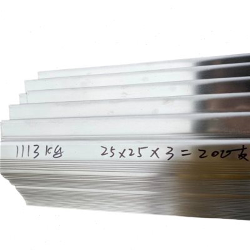 新品304不锈钢双面抛光面角钢角铁货架404022mm6米1支可打孔加品