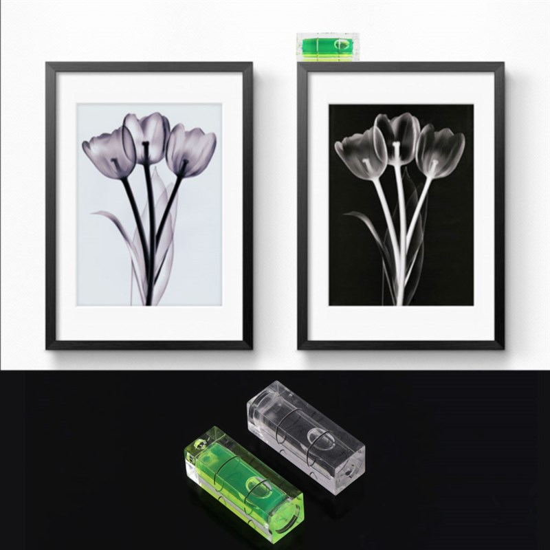 5 Pcs/Set 10x10x29mm Universal VIAL Square Bubble Spirit Lev