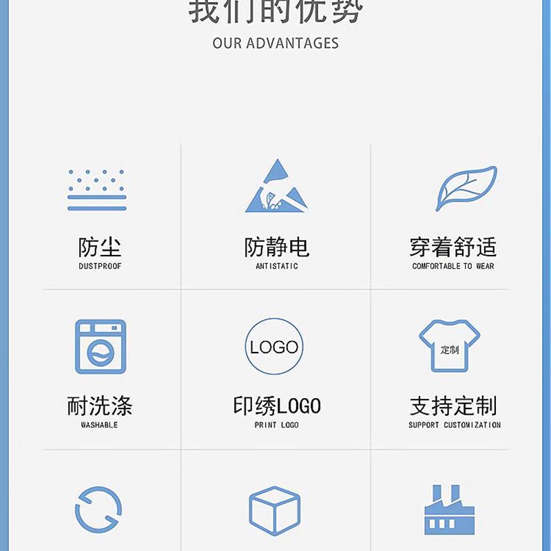 百级防静电连身服工作无尘服车间防尘衣电子厂洁净防护男女有口袋