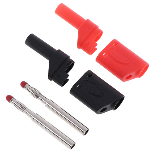 好货10pcs Safety 4mm Male Retractable Sheath Stackable Banan
