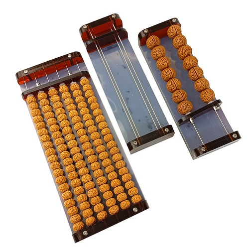 日本大小金刚文玩固定板108手串长串核桃刷头尾色差打底固定架亚