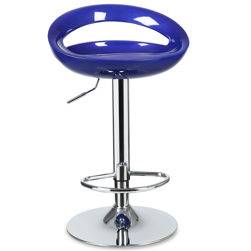 吧台椅升降椅酒吧椅子靠背ABS月亮椅凳前台椅高脚凳吧凳液压转椅