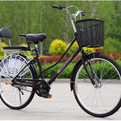 厂销24寸自行车26普通款男女轻便小型女式淑女成年大人女士学生单