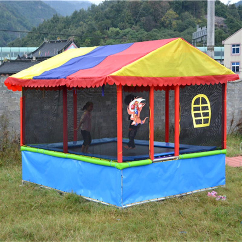 淘气堡配件蹦蹦床蓬布篷顶彩色篷布幼儿园防雨防晒蓬帆布顶棚篷布