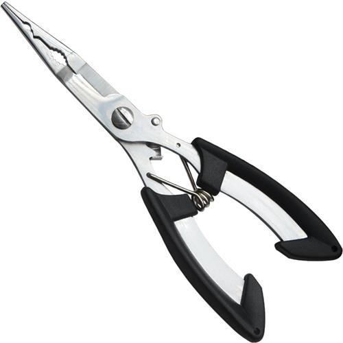 多功能路亚钳 直嘴钓鱼钳子 420不锈钢剪鱼线 鱼控器摘钩工具钳