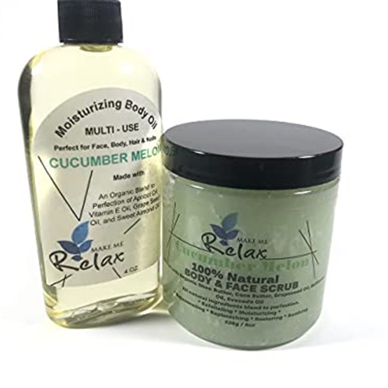 Make Me Relax - DOUBLE PACK - Cucumber Melon 8oz  Body & Fac