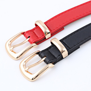 Pin Buckle Belts 极速High Waistband Alloy Black Belt quality